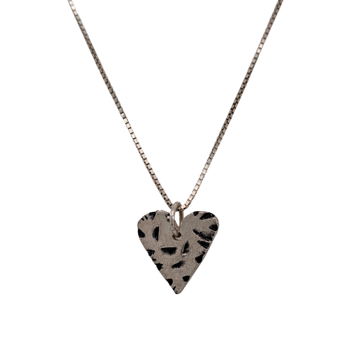 Small Silver Heart Necklace