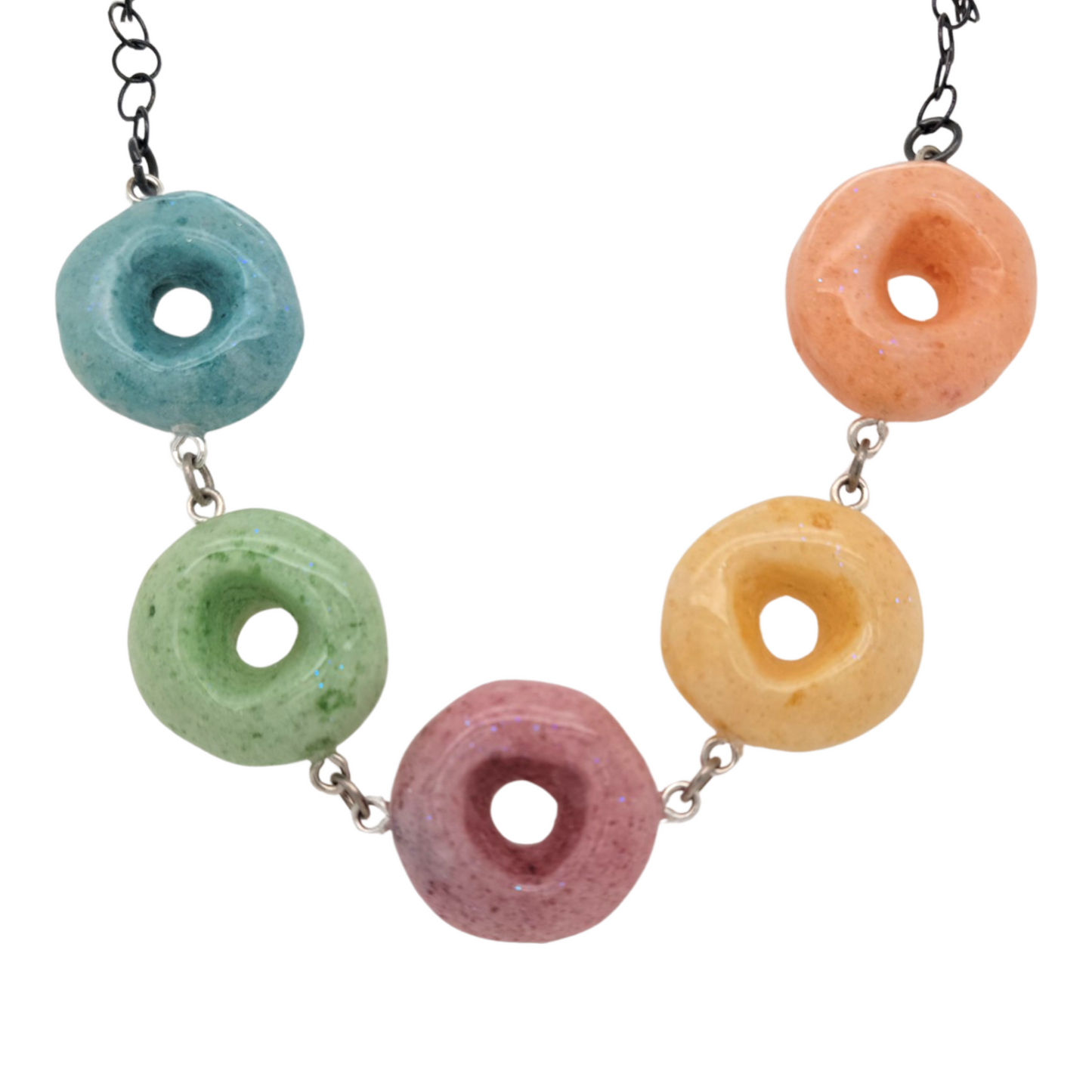 Rainbow Cereal Necklace