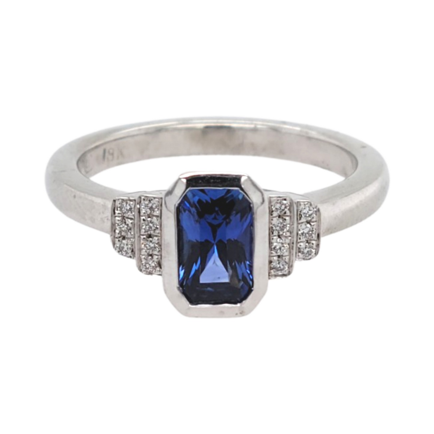 Emerald Cut Sapphire Ring