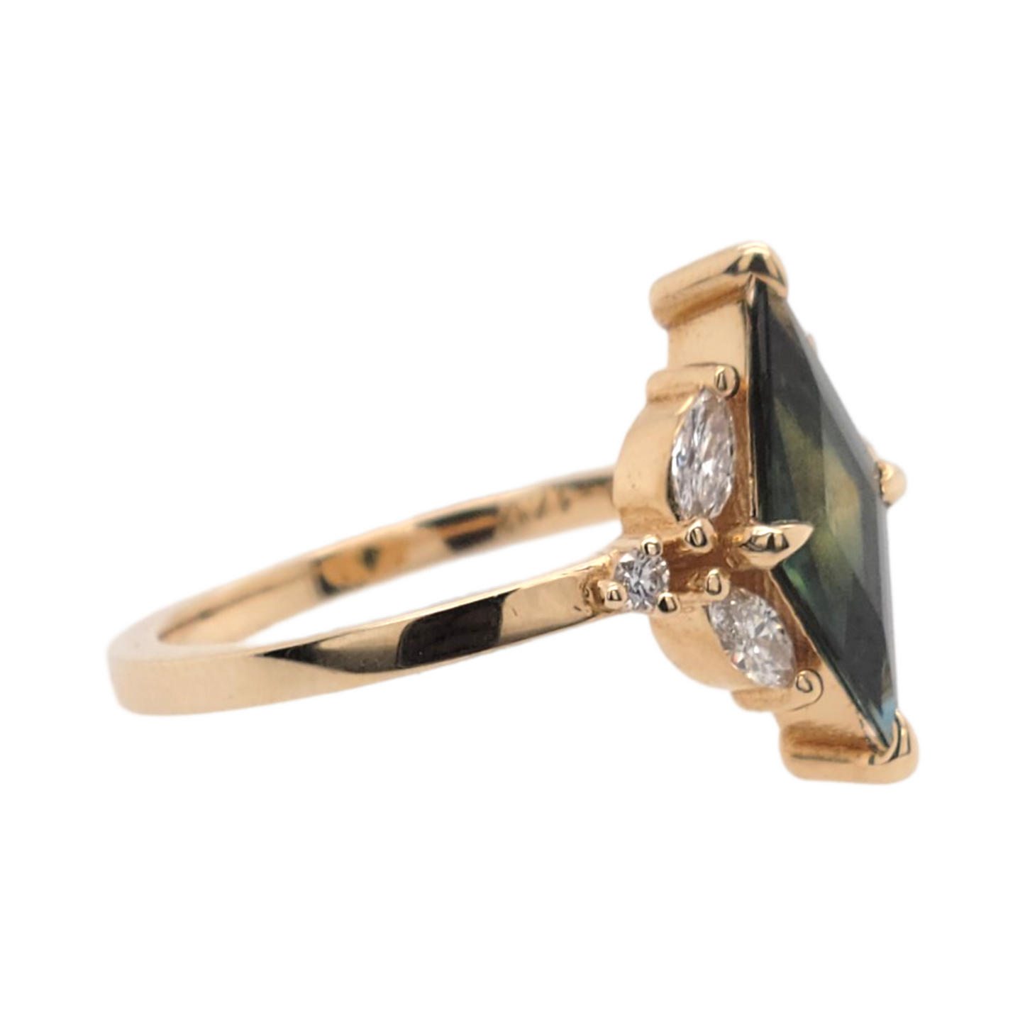 Parti Green Sapphire Ring