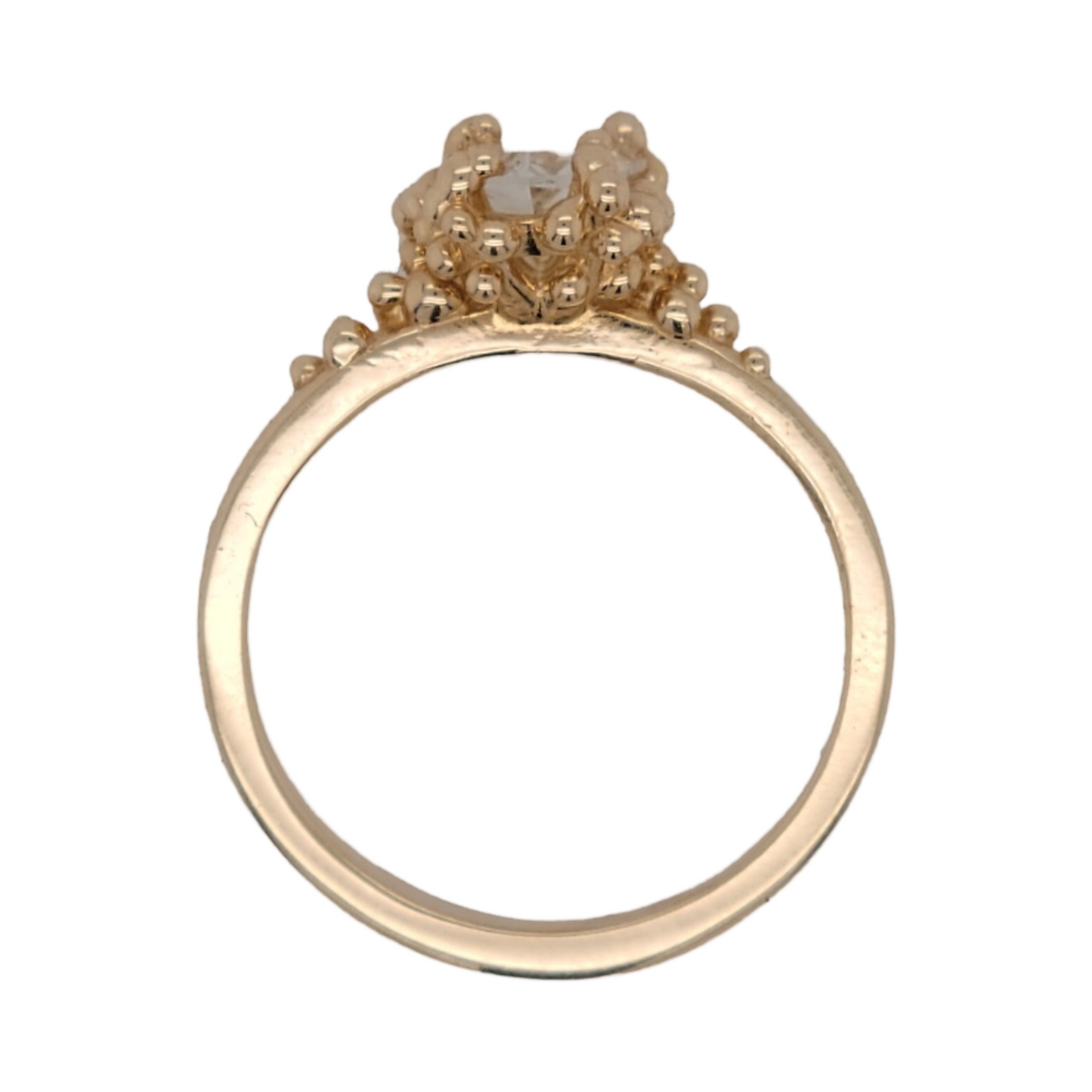 Geo Sapphire Engagement Ring
