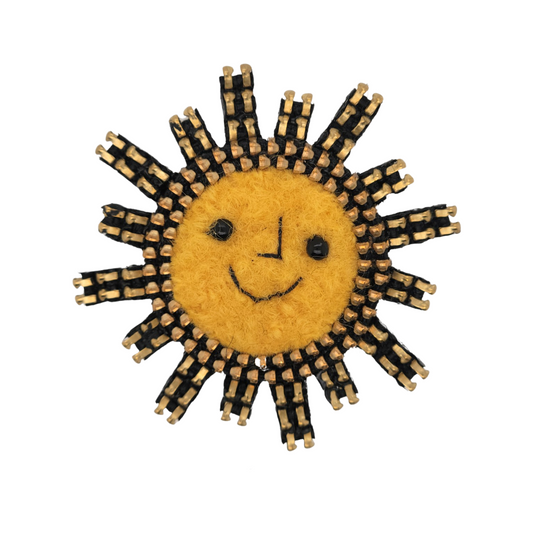 Happy Sun Brooch