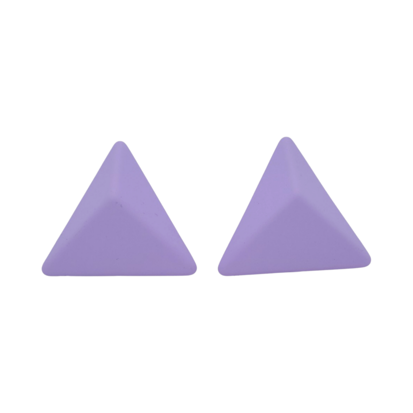 Lavender Triangle Earrings