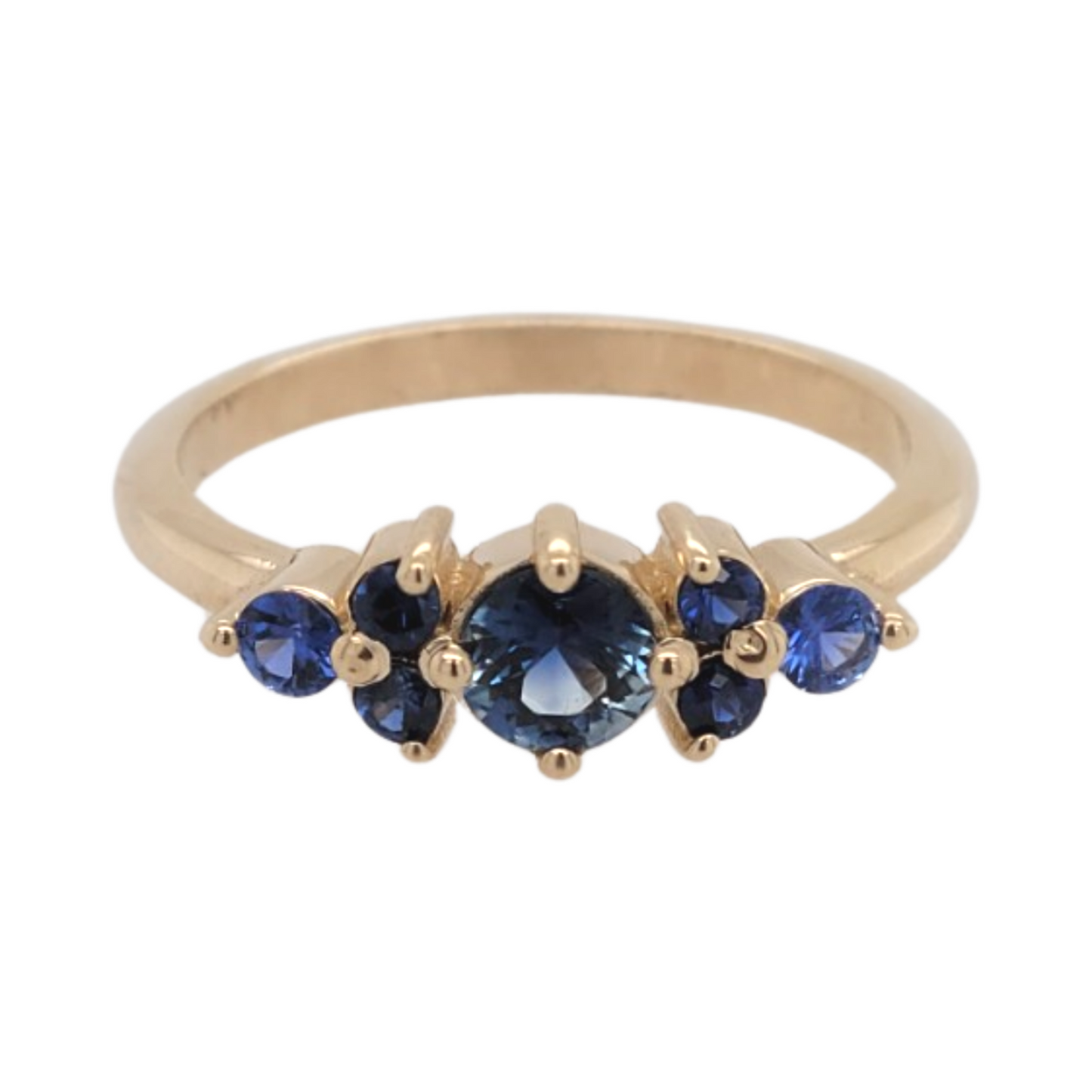 Chiara 7 Blue Sapphire Ring