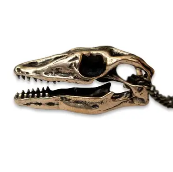 Komodo Dragon Skull Necklace