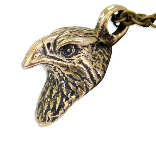 Bronze Hawk Necklace