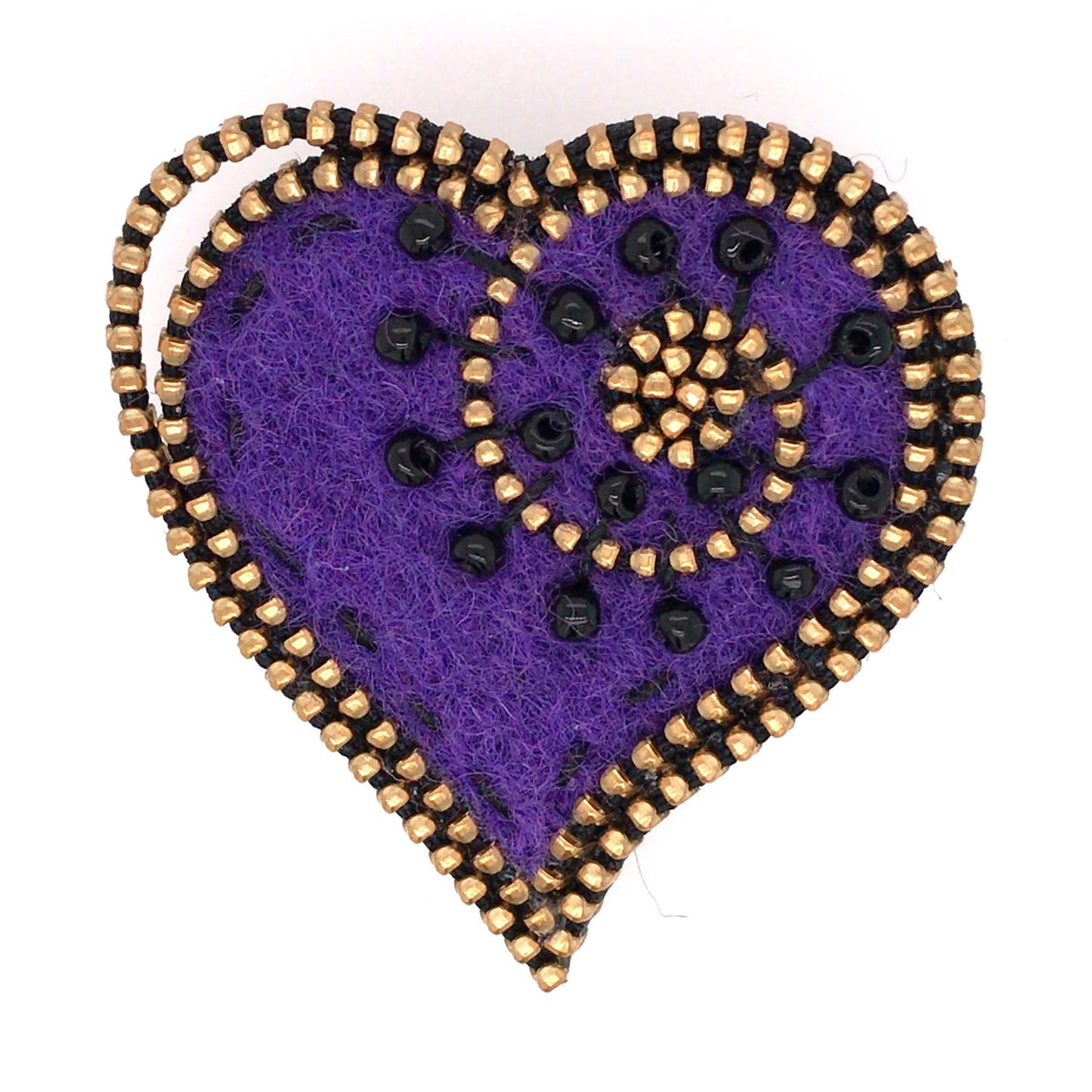 Purple Heart Brooch