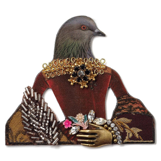 Gothic Bird Pin