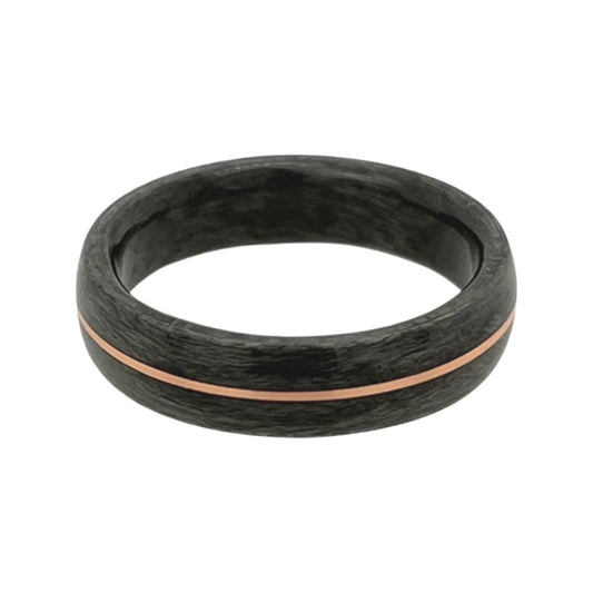 Grey Maple Copper Center Ring